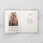 Religieuze Maagd Mary Jesus Prayer Scriptkaart Kaart (Binnen)