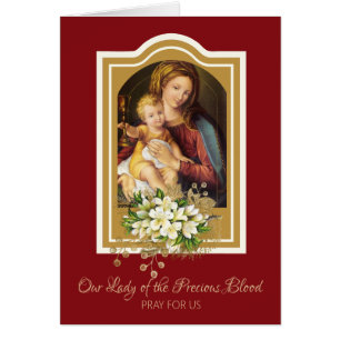 Religieuze maagd Mary Jesus Precious Blood