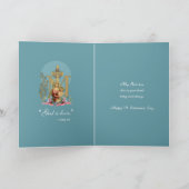 Religieuze Maagd Mary Jesus-Valentijnsdag Feestdagen Kaart (Binnen)