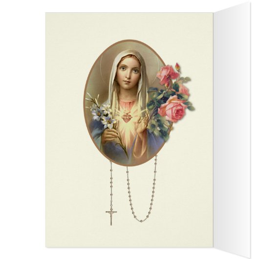 Religieuze Maagd Mary Jubileum katholiek (Binnen (Links))