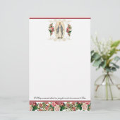 Religieuze maagd Mary katholieke gebedsdroger (Staand voorkant)