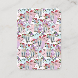 Religieuze maagd Mary katholieke gebedsmuts Memora Plaatskaartje