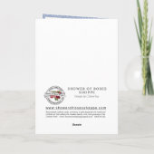 Religieuze Maagd Mary Lourdes Prayer Rosary Card Kaart (Achterkant)