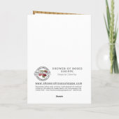 Religieuze Maagd Mary Lourdes St. Bernadette Kaart (Achterkant)