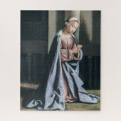 Religieuze maagd Mary Madonna Artwork Jigzaag Puzz Legpuzzel (Verticaal)
