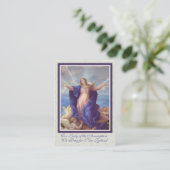 Religieuze maagd Mary Memorare Nieuw-Zeelands gebe Visitekaartje (Staand voorkant)