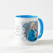 Religieuze Maagd Mary met Doves katholieke Mok (Voorkant rechts)