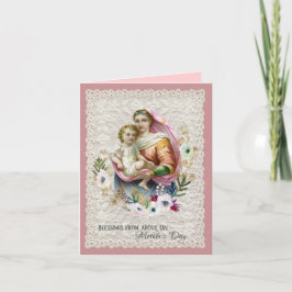  Religieuze Maagd Mary Moederdag Feestdagen Kaart