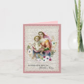  Religieuze Maagd Mary Moederdag Feestdagen Kaart (Voorkant)