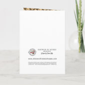 Religieuze maagd Mary monteert Carmel Jesus Prayer Kaart (Achterkant)