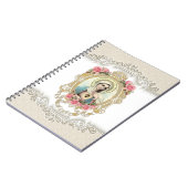  Religieuze Maagd Mary Rozen Notitieboek (Linkerzijde)