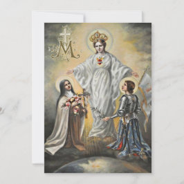 Religieuze Maagd Mary St. Therese Joan of Arc Kaart