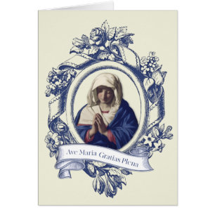 Religieuze Maagd Moeder Mary Katholieke Vintage