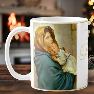Religieuze Madonna en kindkatholieke kerstcadeautj Koffiemok