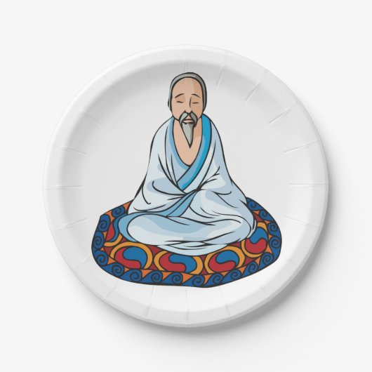 Religieuze Man-Borden op papier Papieren Bordje (Voorkant)