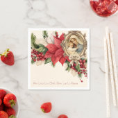 Religieuze Maria en Jezus Florale Schrift Servet (Insitu)