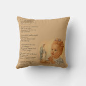  Religieuze Meisje zonder maagd Mary Prayer Kussen (Achterkant)