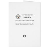 Religieuze meisjesgel die gewelddadige roze rozen  (Achterkant)