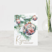 Religieuze Moeder Maria Jezus Aquarel Kerst  Feestdagen Kaart (Voorkant)