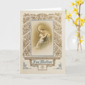  Religieuze Moederdag Kaart (Gele Bloem)