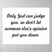 Religieuze Motivatie stimulerende Poster (Voorkant)