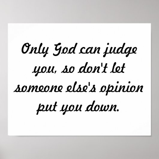 Religieuze Motivatie stimulerende Poster (Voorkant)