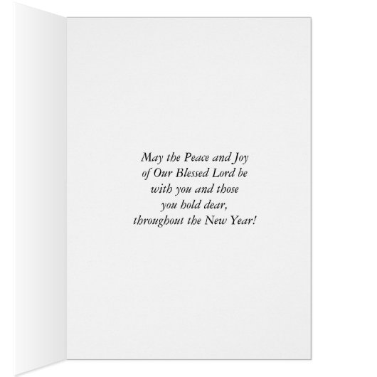 Religieuze nieuwjaarsgebed  Christelijk (Binnen (Rechts))