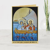 Religieuze Note Kaart, gouden perkament Kaart (Voorkant)