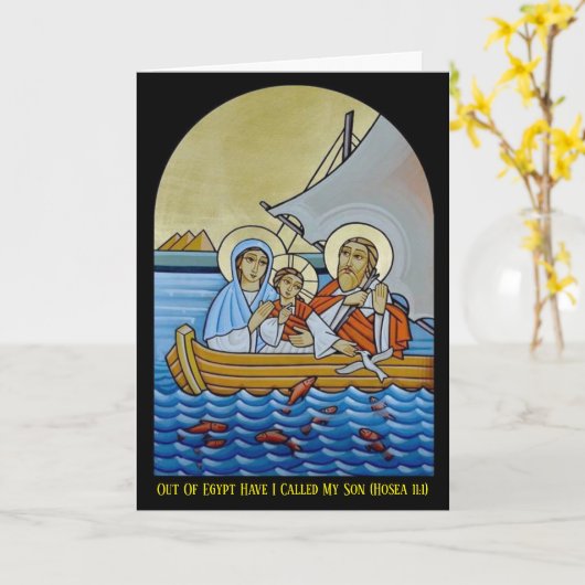 Religieuze Note Kaart, verticaal Kaart (Gele Bloem)