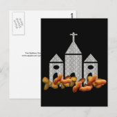 Religieuze noten briefkaart (Voorkant / Achterkant)