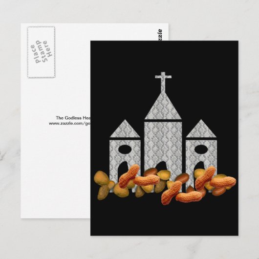 Religieuze noten briefkaart (Voorkant / Achterkant)