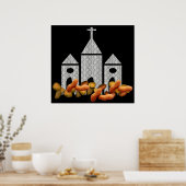 Religieuze noten poster (Keuken)