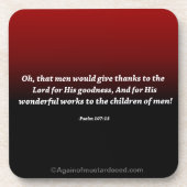 Religieuze offertes onderzetter (Voorkant)