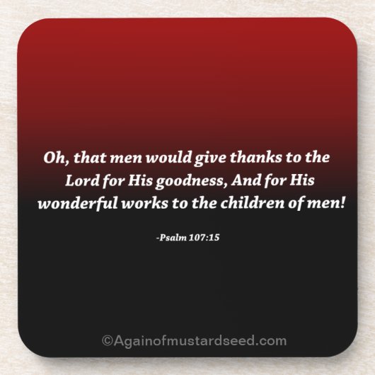 Religieuze offertes onderzetter (Voorkant)