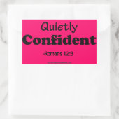 Religieuze offertes rechthoekige sticker (Tas)