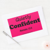 Religieuze offertes rechthoekige sticker (Envelop)