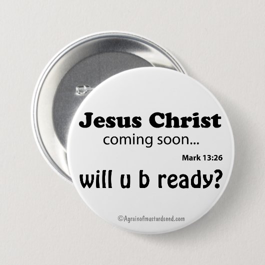 Religieuze offertes ronde button 7,6 cm (Voorkant /achterkant)