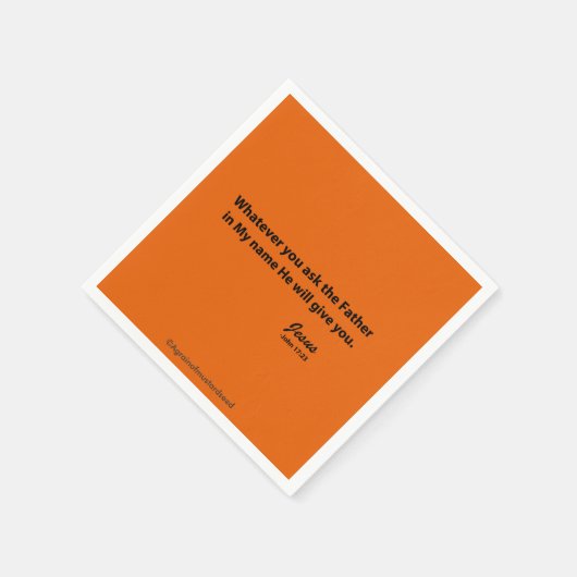 Religieuze offertes servet (Hoek)