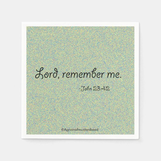 Religieuze offertes servetten (Voorkant)