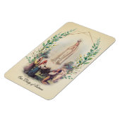 Religieuze Onze Vrouwe van Fatima Katholieke Vinta Magneet (Linkerzijde)