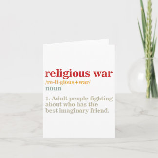  Religieuze Oorlogsdefinitie Antireligieus Kaart