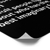 Religieuze Oorlogsdefinitie Antireligieus Poster (Hoek)