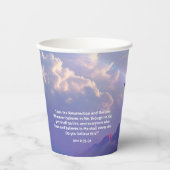 Religieuze Opstandingsdag Cross Paasfeest Papieren Bekers (Voorkant)