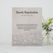 Religieuze organisatie God is liefdesbriefhoofd Briefhoofd (Staand voorkant)