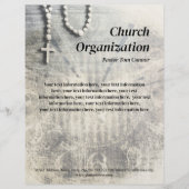 Religieuze organisatie  klok briefhoofd (Voorkant)