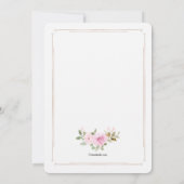 Religieuze ovale uitnodiging (Achterkant)