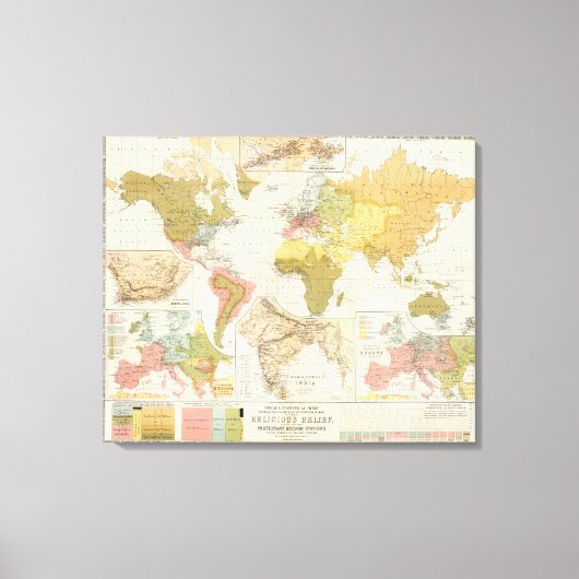 Religieuze overtuiging canvas afdruk (Voorkant)