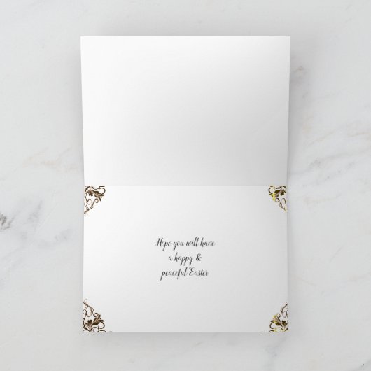 Religieuze Paas Kaart (Binnen)