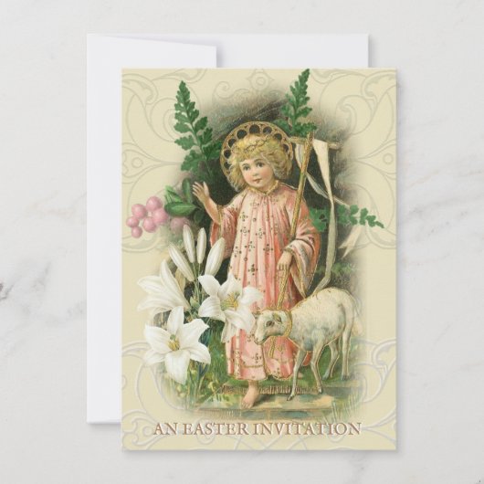 Religieuze Paas Lente Pasen Brunch Viering Kaart (Voorkant)