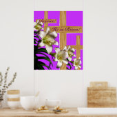 Religieuze paasafdruk - Hij is Risen! Poster (Keuken)